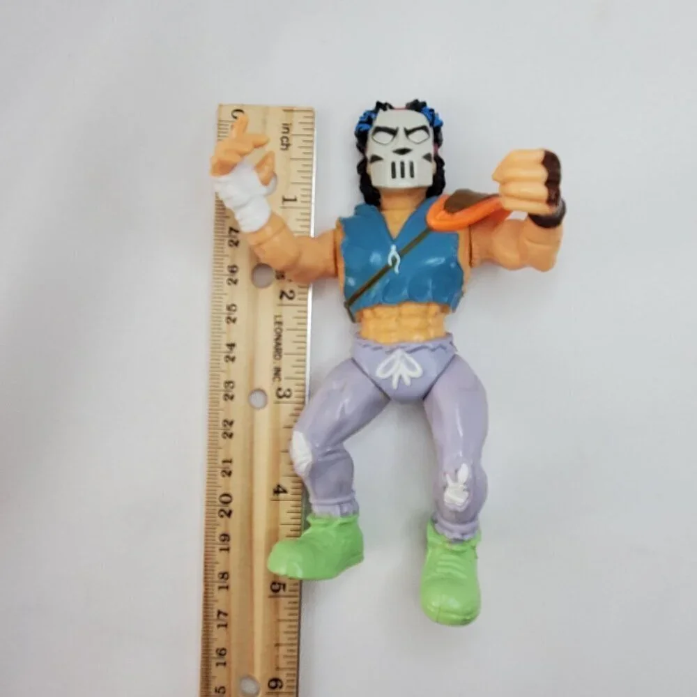 Vintage 1989 Teenage Mutant Ninja Turtles Casey Jones Action Figure By Playmates